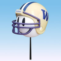 Washington Huskies Car Antenna Topper / Mirror Dangler / Auto Dashboard Buddy (College Football) (White Smiley)
