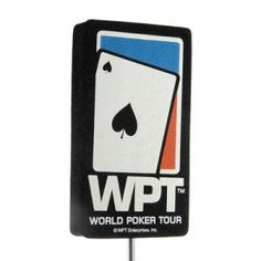 Vintage World Poker Tour Car Antenna Topper / Desktop Bobble Buddy